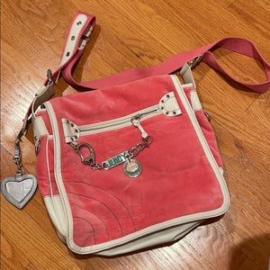 Juicy Couture pink messenger bag